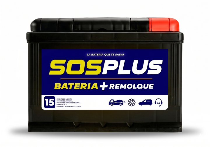 Batería SOS Plus — la batería que te salva
